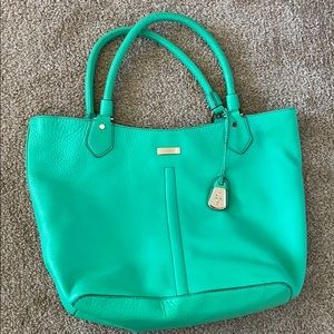 Large Cole Haan Leather Satchel